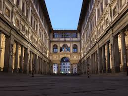 Viewing the Galleria degli uffizi